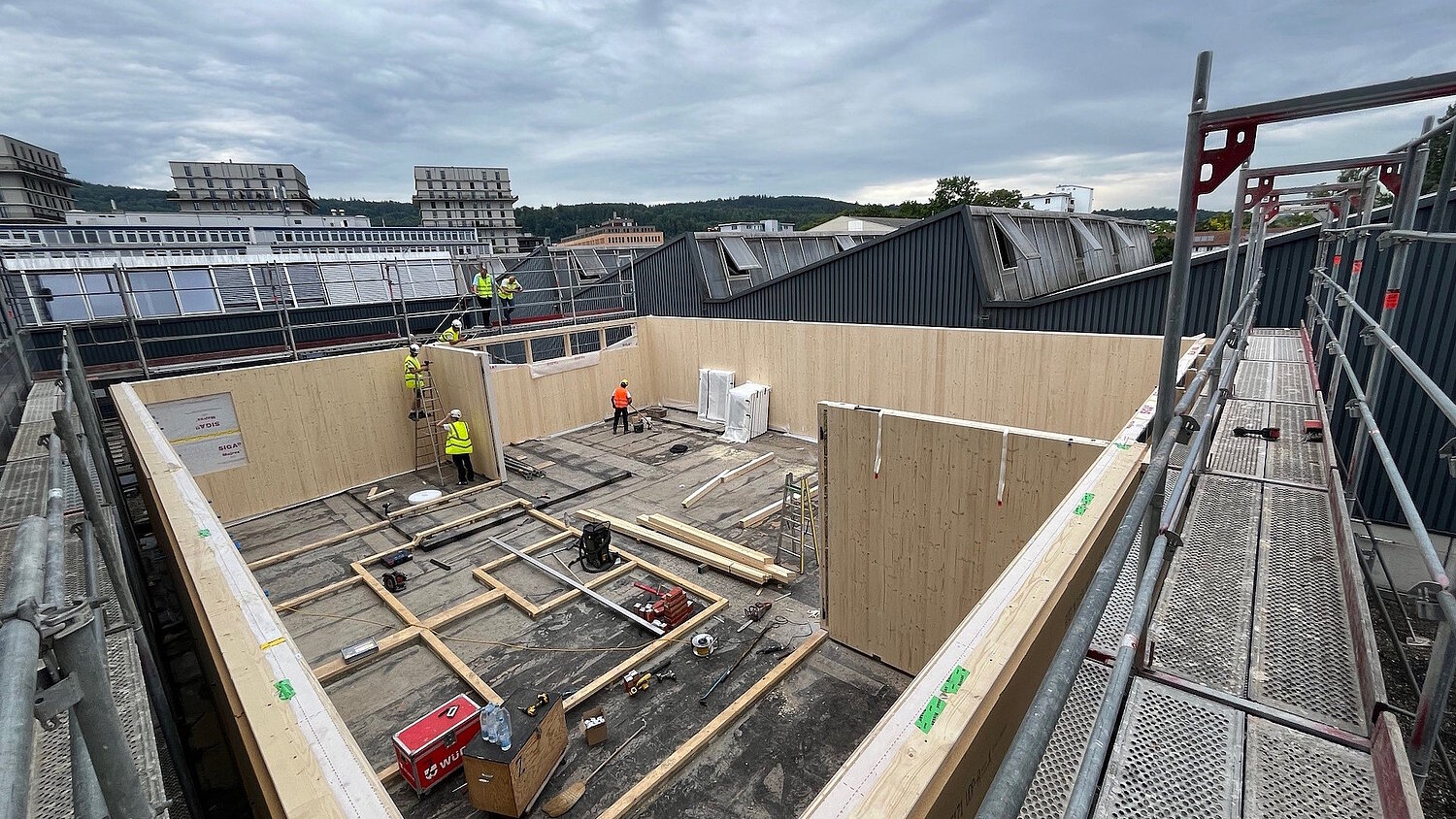 VBZ Aufstockung Sozialräume